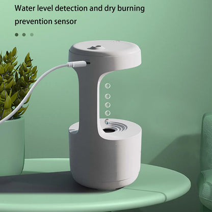 Anti-Gravity Water Droplet Humidifier Bedroom Office Desktop Fog Visible Usb Humidifier