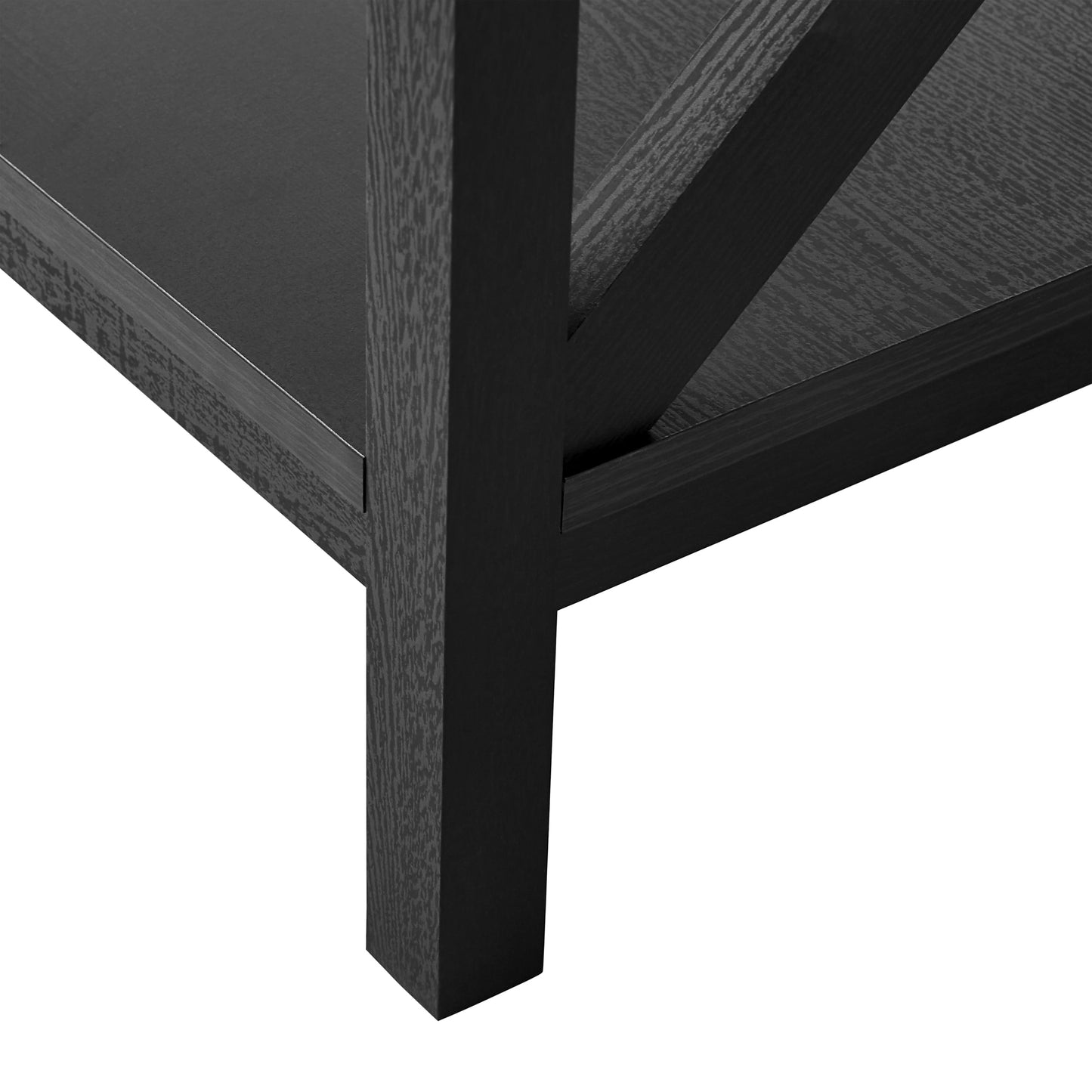 Farmhouse Square Side Table, Black