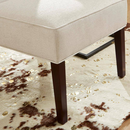 Teagan Beige Upholstered Accent Chair