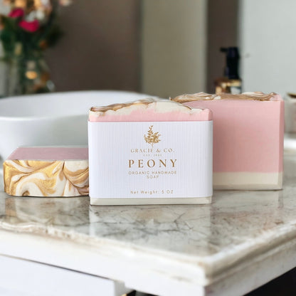 Pink Peony Shea Butter Soap