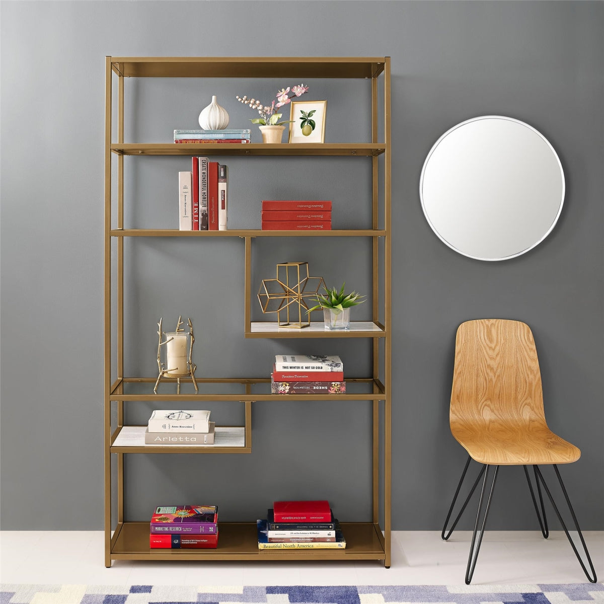 Dorel Living DA7830 DHP Moriah Bookcase tagre  Living Room & H