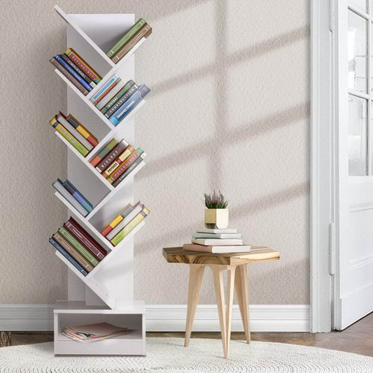 Artiss Display Shelf 9-Shelf Tree Bookshelf Book Storage Rack Bookcase