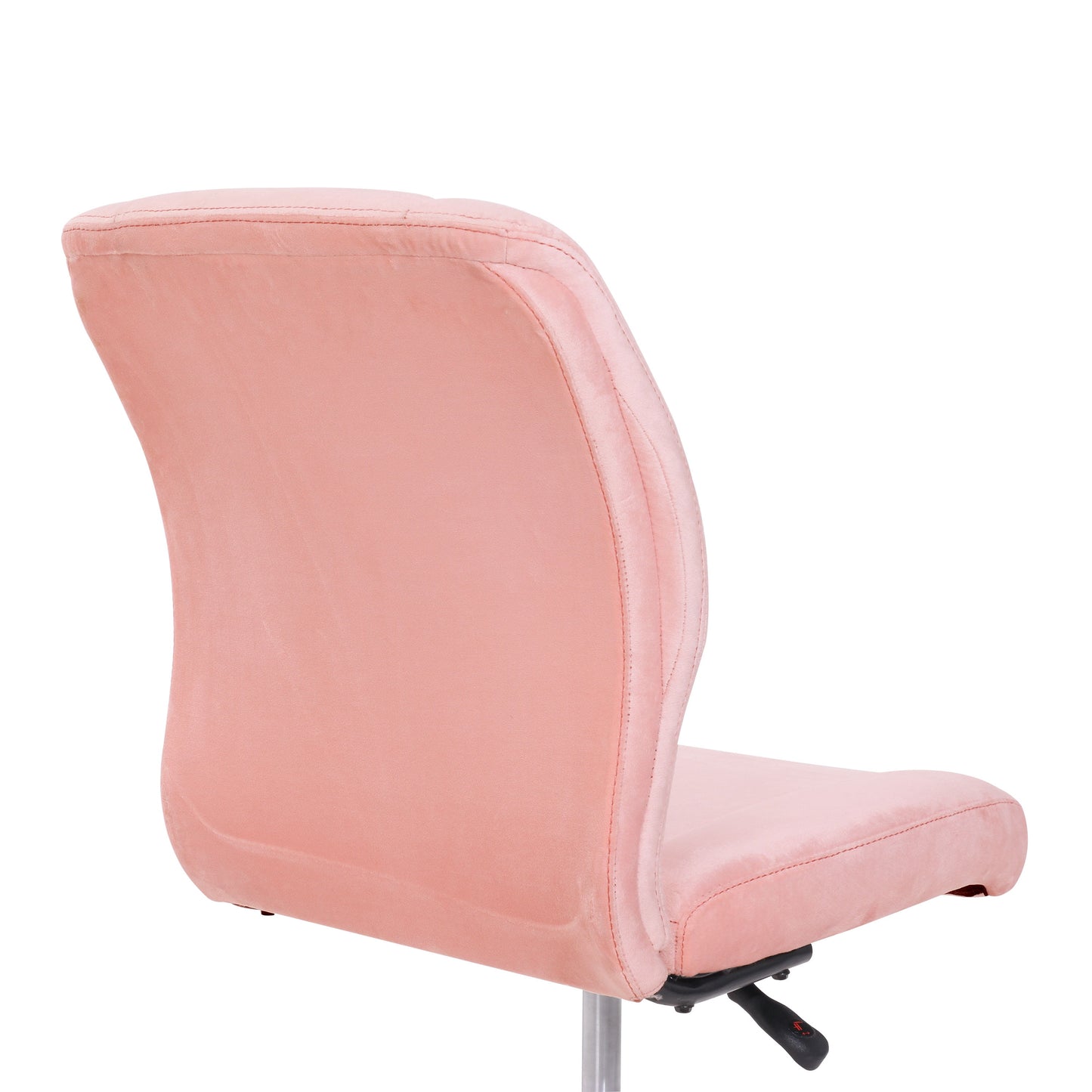 Plush Velvet Office Chair, Blush