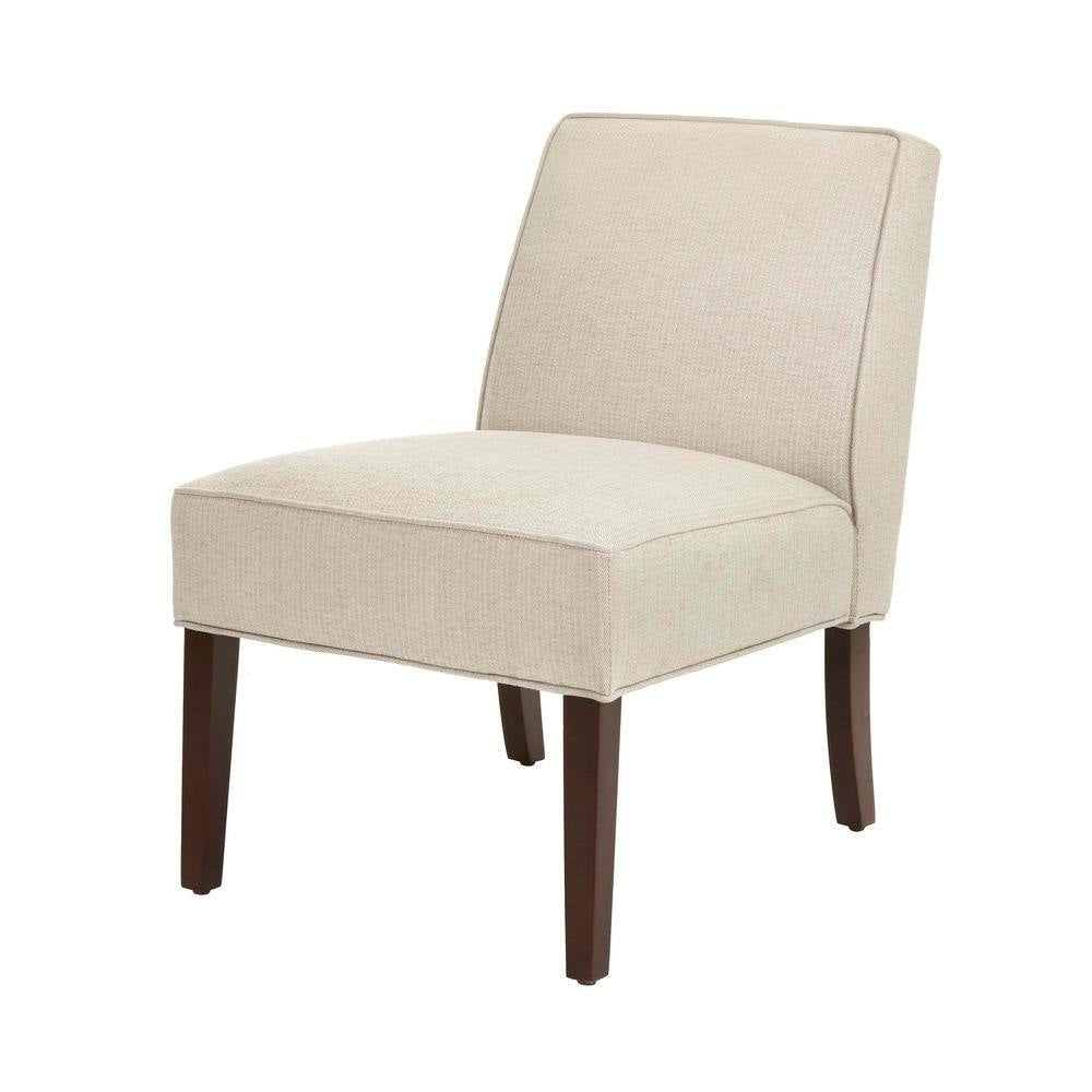 Teagan Beige Upholstered Accent Chair