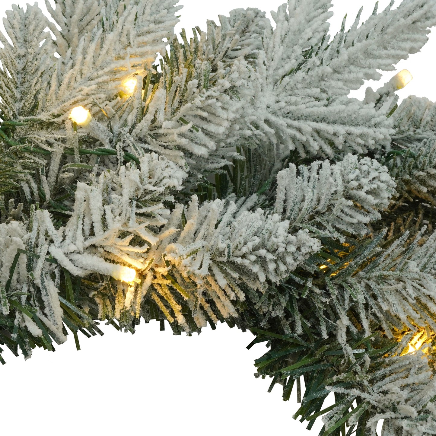 7ft Lighted Artificial Christmas Tree with Wreath Set of 2 , Christmas